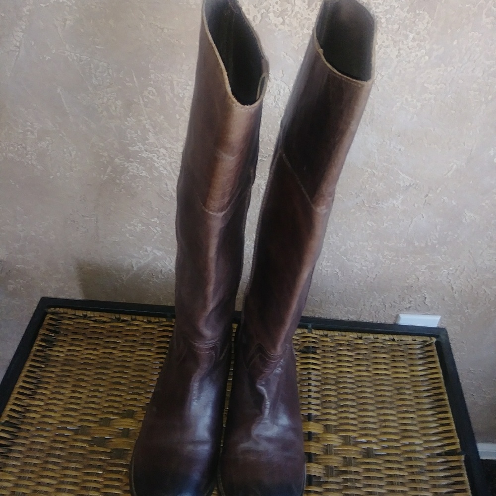 Mia leather boots.